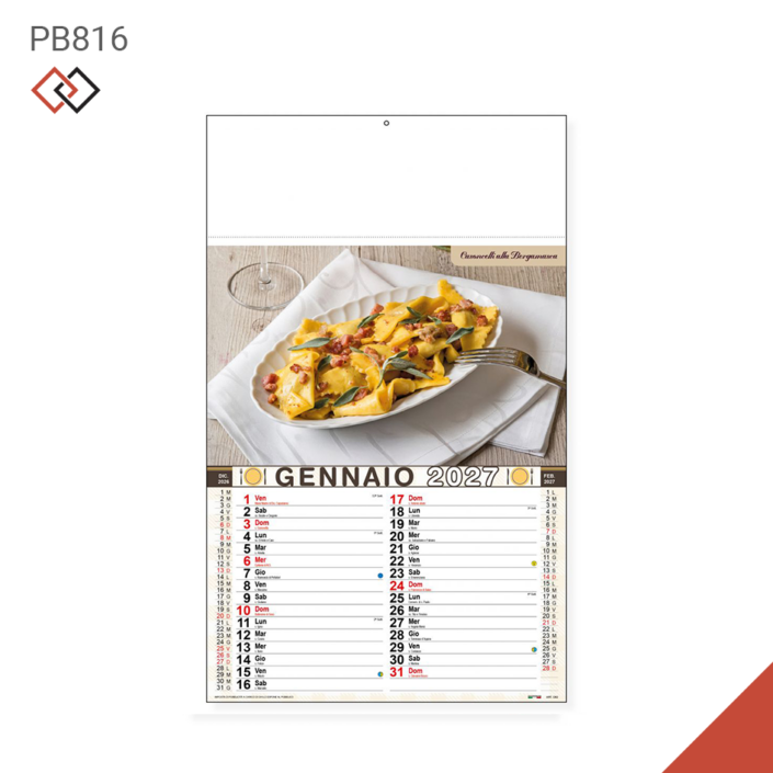 pb816 2027 calendari agende personalizzati