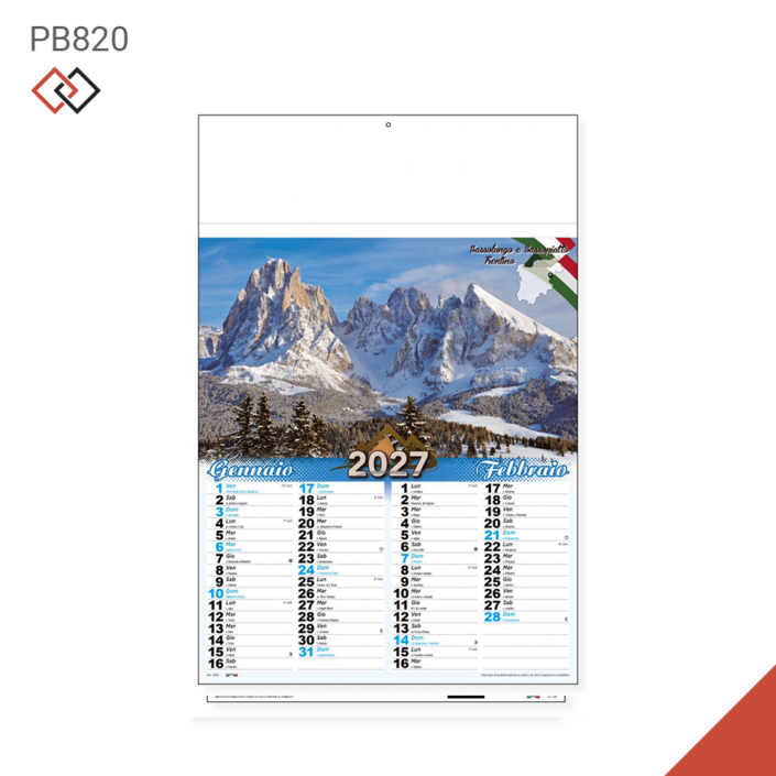 pb820 2027 calendari agende personalizzati