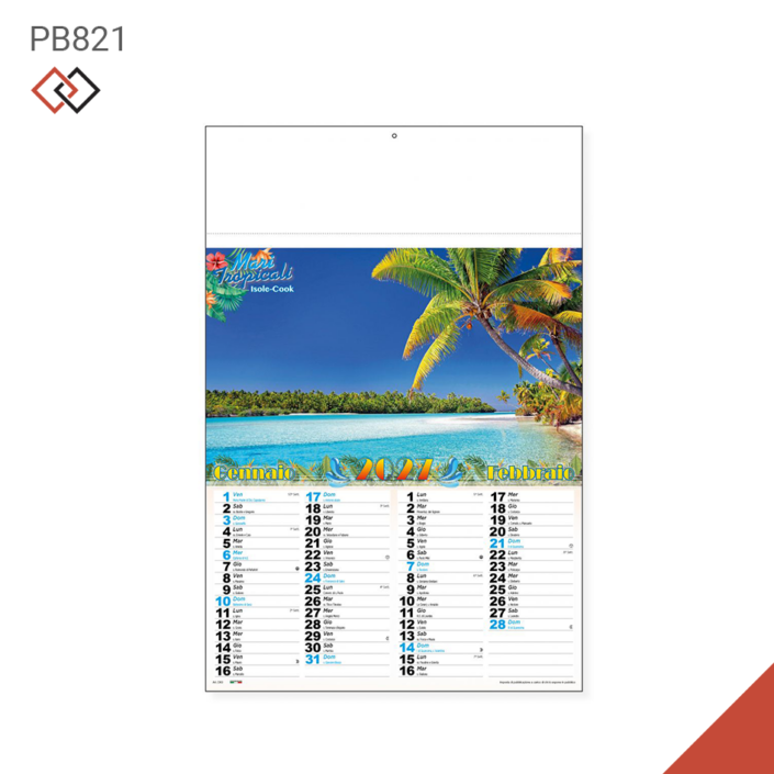 pb821 2027 calendari agende personalizzati