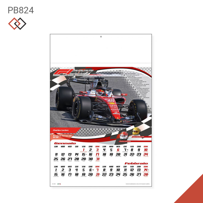 pb824 2027 calendari agende personalizzati